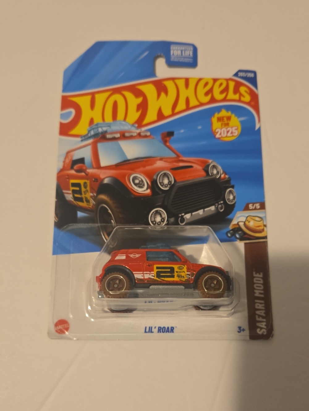 Hot Wheels Lil' Roar Red Safari Mode Toy Car